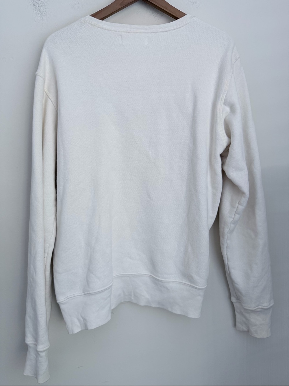Imogene & Willie The Bolt Sweat Shirt White Size M - Picture 2 of 6